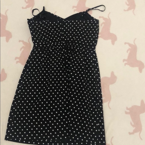 J Crew—Dress, black with white dot, US2 - Picture 6 of 6